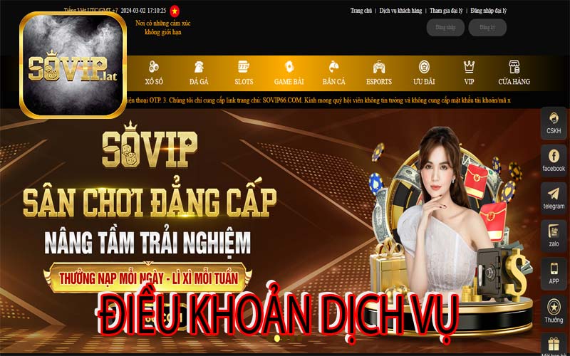 Điều khoản dịch vụ