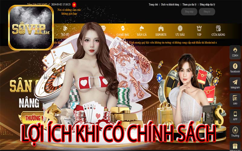 Lợi ích khi có chính sách