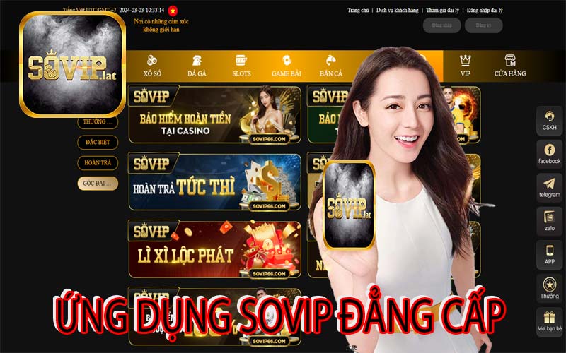 Ứng dụng Sovip Đẳng Cấp