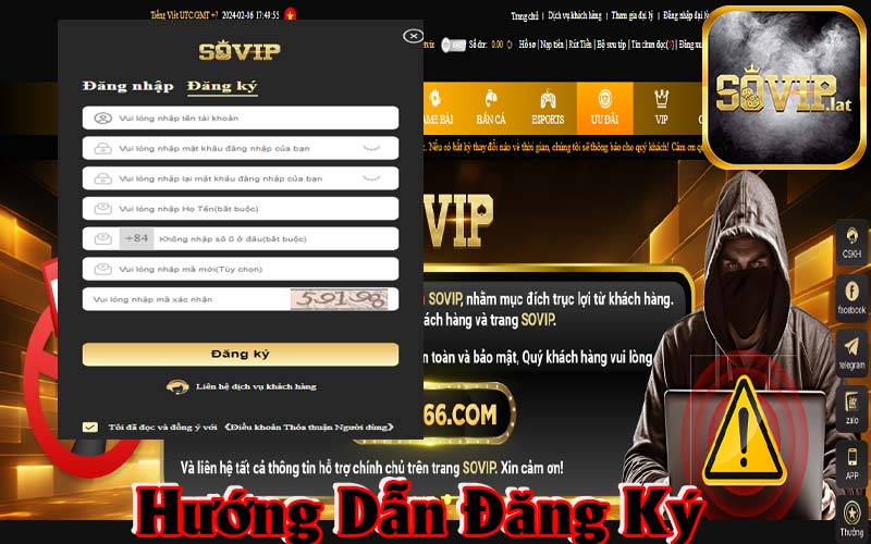 Hướng dẫn đăng ký Sovip