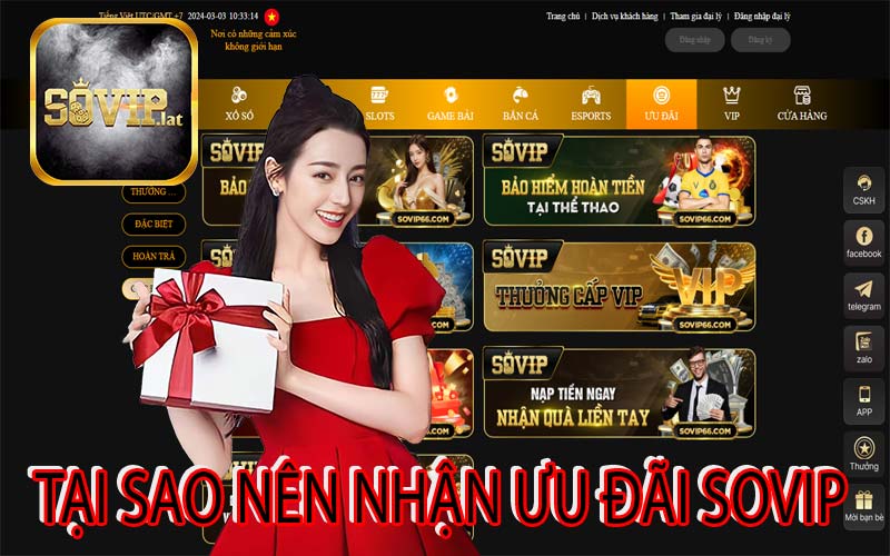 tại sao nên nhận ưu đãi Sovip